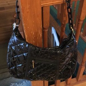 Authentic Tory Burch quilted Patent Leather Bag